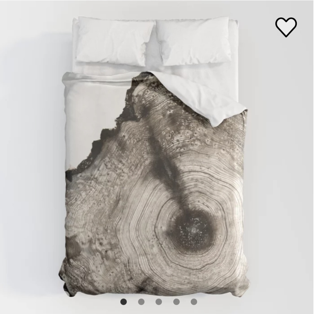 Society6 Queen Duvet Cover: Cross Section I by Catherine Liberg
